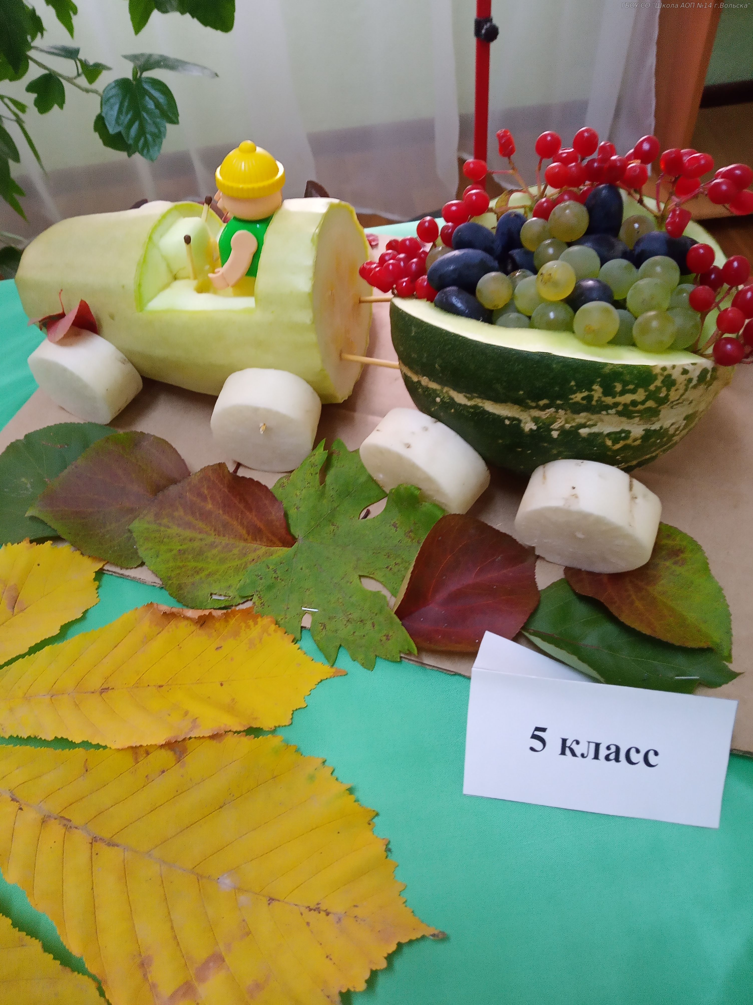 Какую поделку сделать из овощей и фруктов на выставку «Дары осени»
